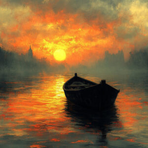 Boat, river and nature